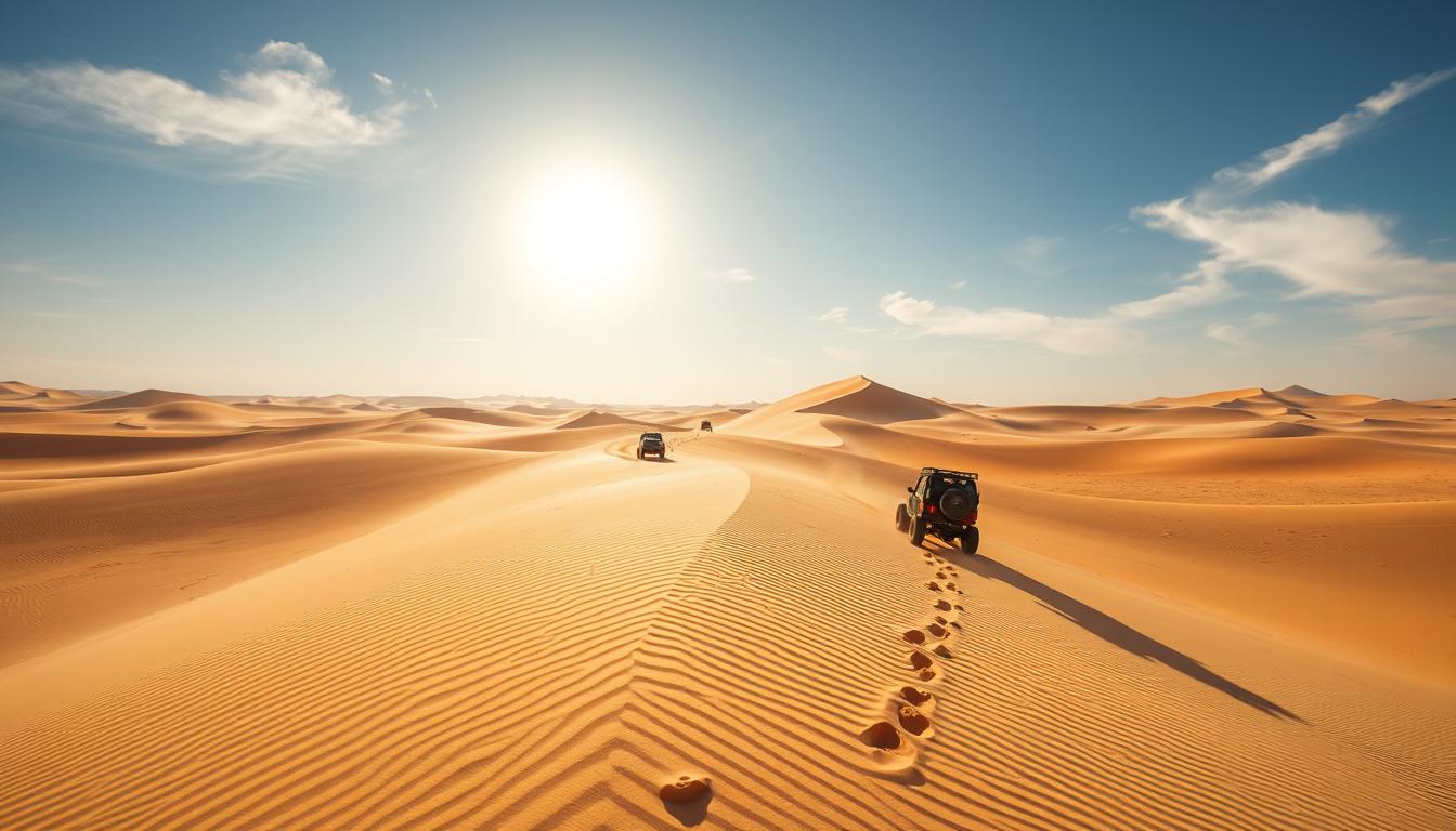 Exploring Dubai’s sand dunes