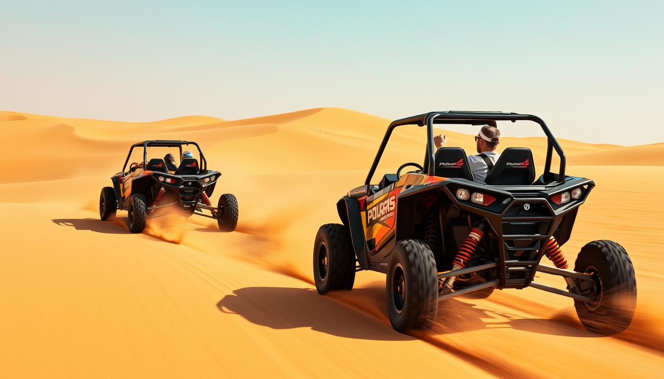 Fast Polaris dune buggies Dubai