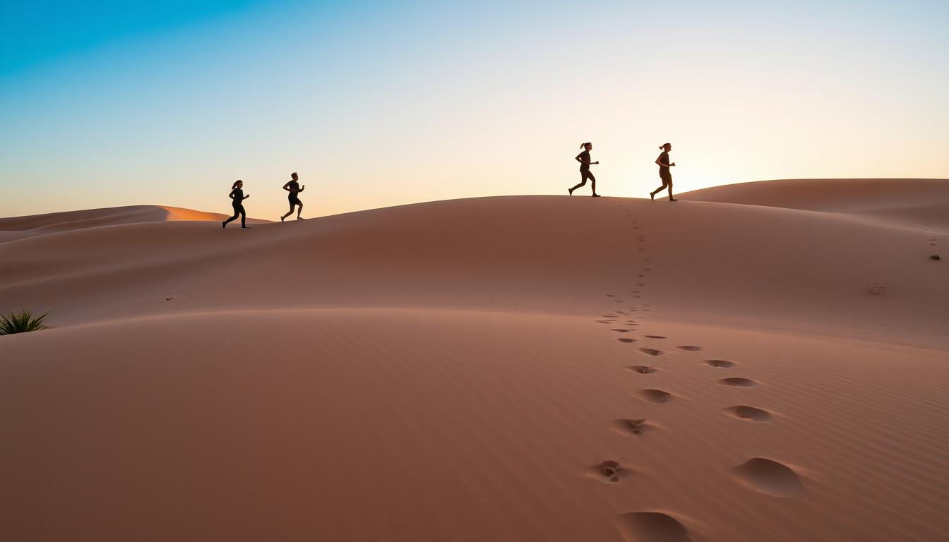 Fitness-focused desert safaris, private active tours Dubai, customized fitness