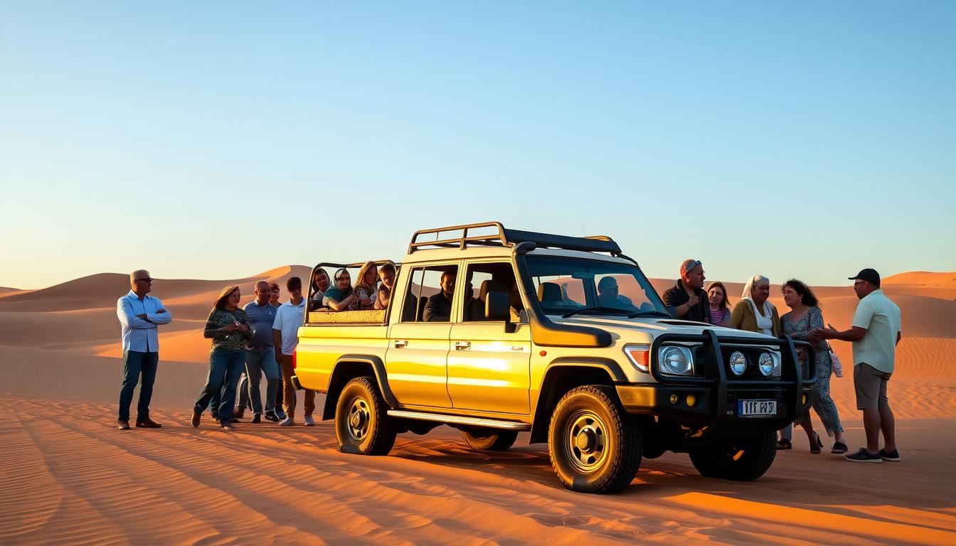 Group private transfers desert Dubai