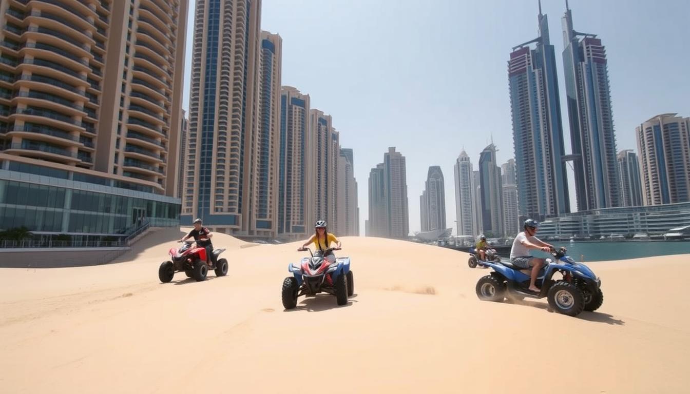 Quad biking Dubai Marina residents