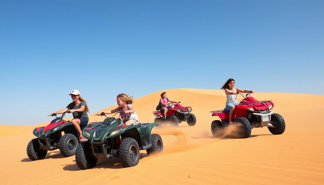 Quad biking with kids Dubai